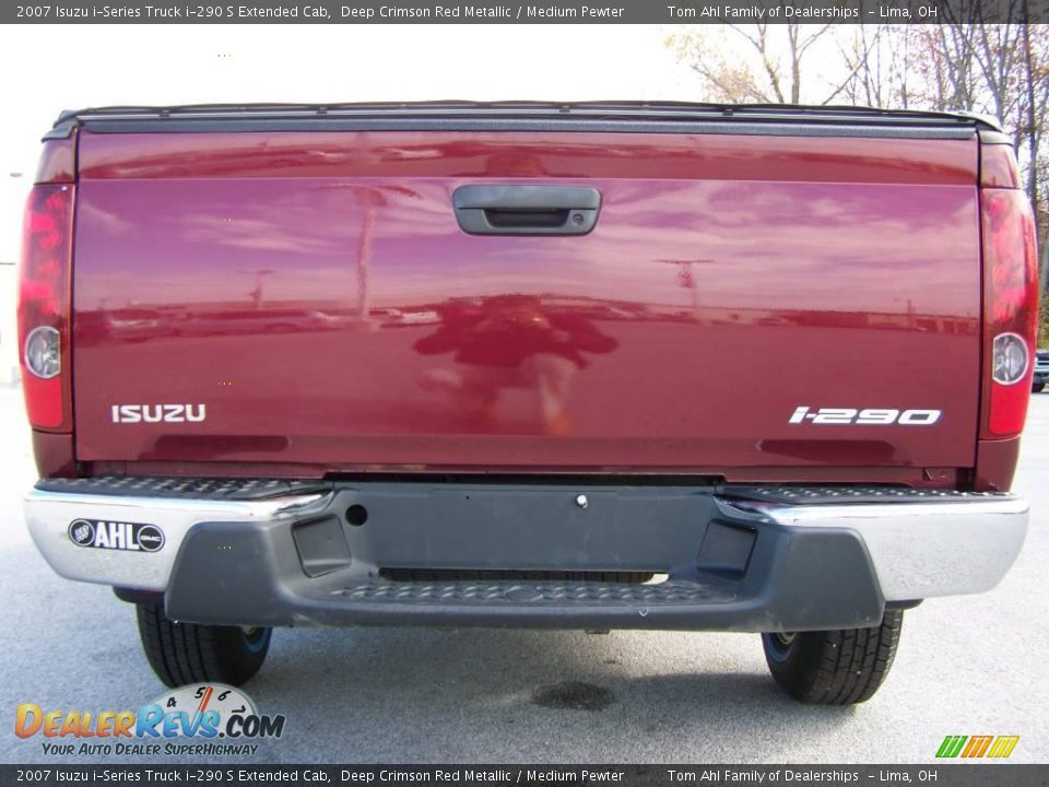 2007 Isuzu i-Series Truck i-290 S Extended Cab Deep Crimson Red Metallic / Medium Pewter Photo #6
