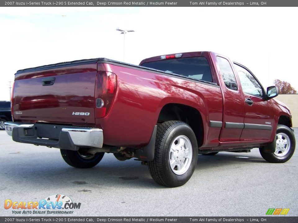 2007 Isuzu i-Series Truck i-290 S Extended Cab Deep Crimson Red Metallic / Medium Pewter Photo #7
