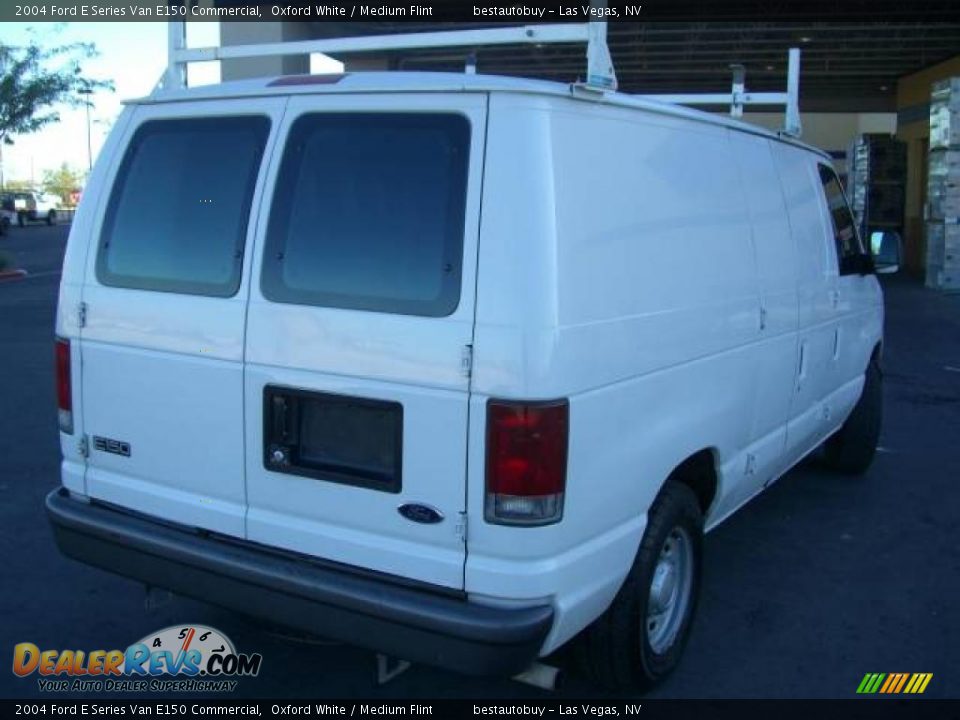 2004 Ford E Series Van E150 Commercial Oxford White / Medium Flint Photo #6