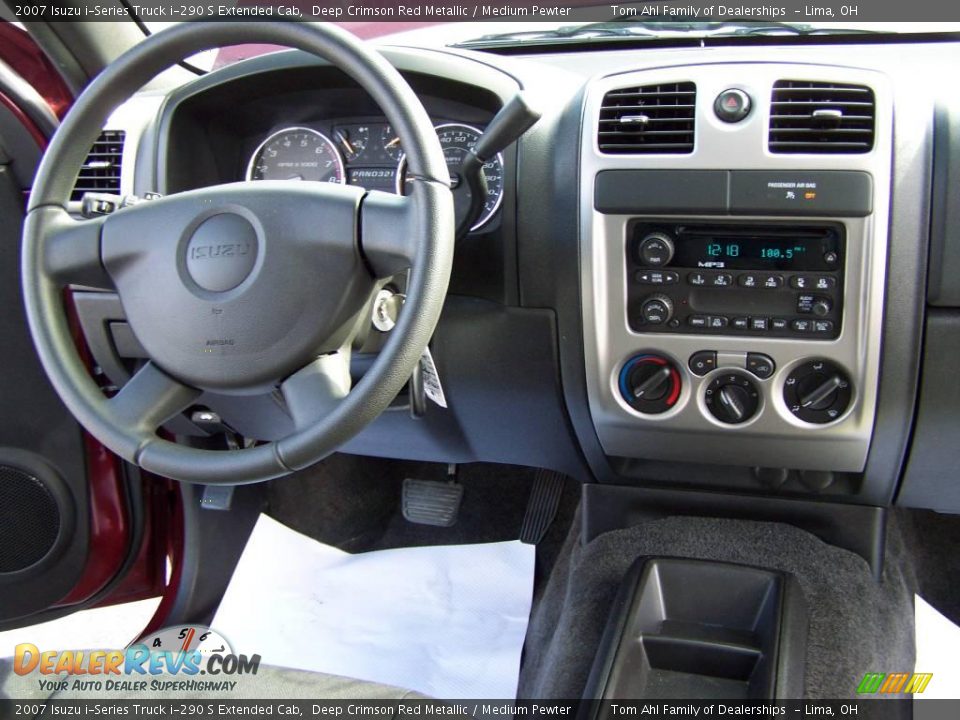 2007 Isuzu i-Series Truck i-290 S Extended Cab Deep Crimson Red Metallic / Medium Pewter Photo #12