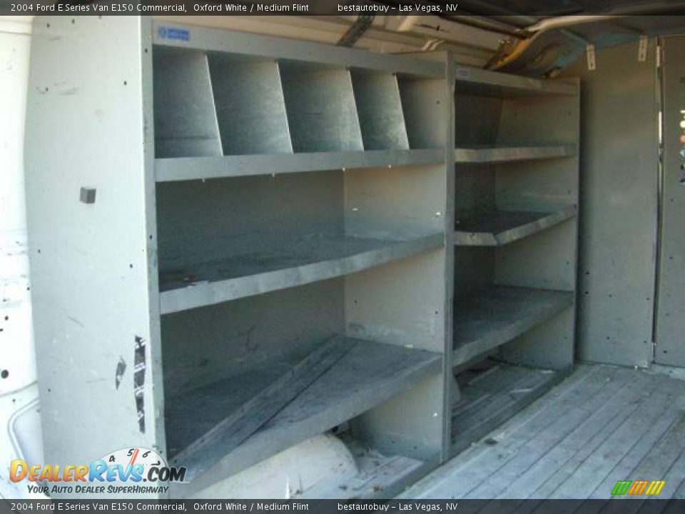 2004 Ford E Series Van E150 Commercial Oxford White / Medium Flint Photo #11