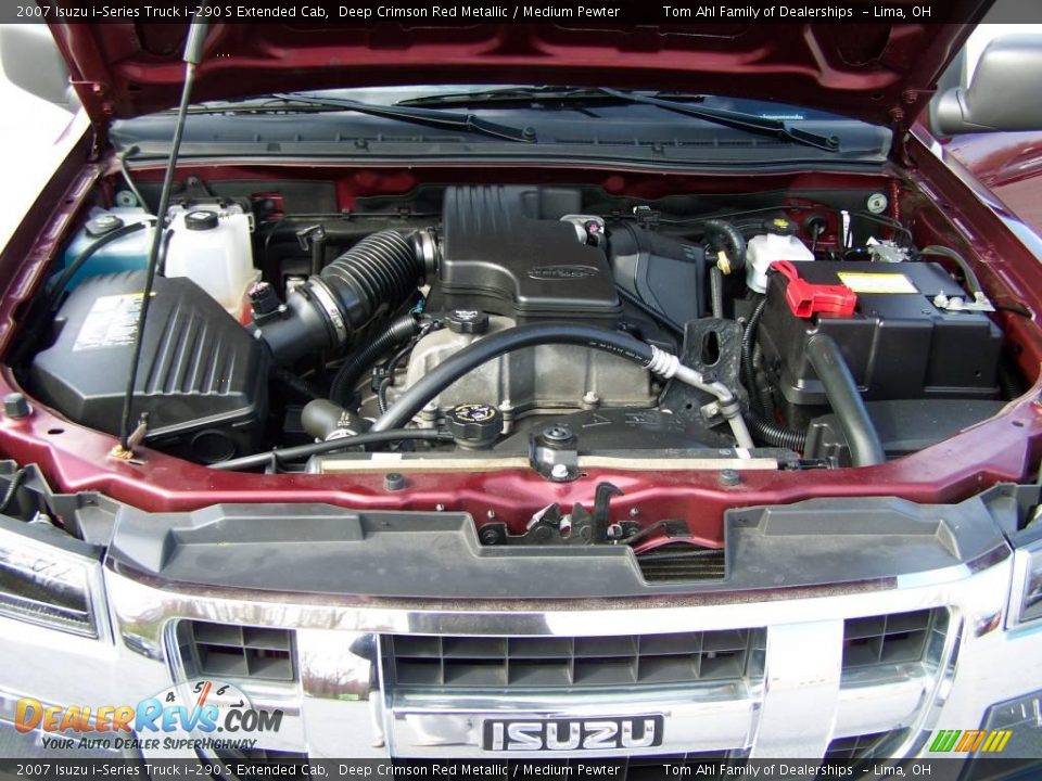 2007 Isuzu i-Series Truck i-290 S Extended Cab Deep Crimson Red Metallic / Medium Pewter Photo #13