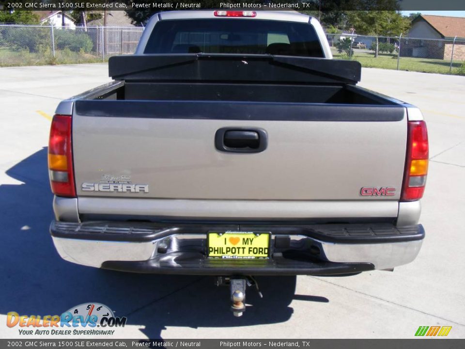 2002 GMC Sierra 1500 SLE Extended Cab Pewter Metallic / Neutral Photo #4
