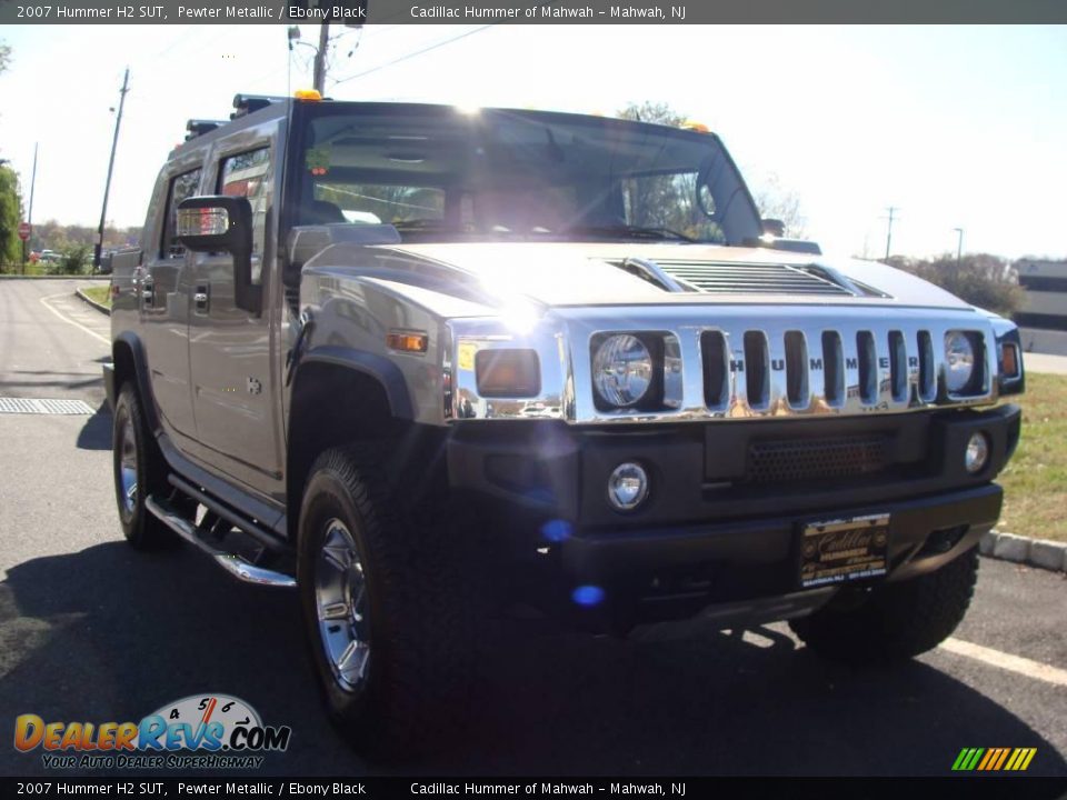 2007 Hummer H2 SUT Pewter Metallic / Ebony Black Photo #3