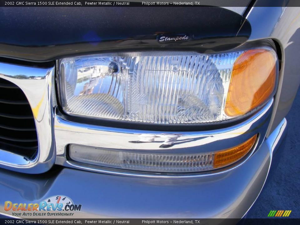 2002 GMC Sierra 1500 SLE Extended Cab Pewter Metallic / Neutral Photo #10