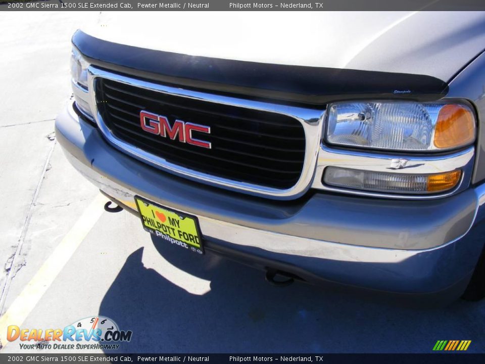 2002 GMC Sierra 1500 SLE Extended Cab Pewter Metallic / Neutral Photo #11