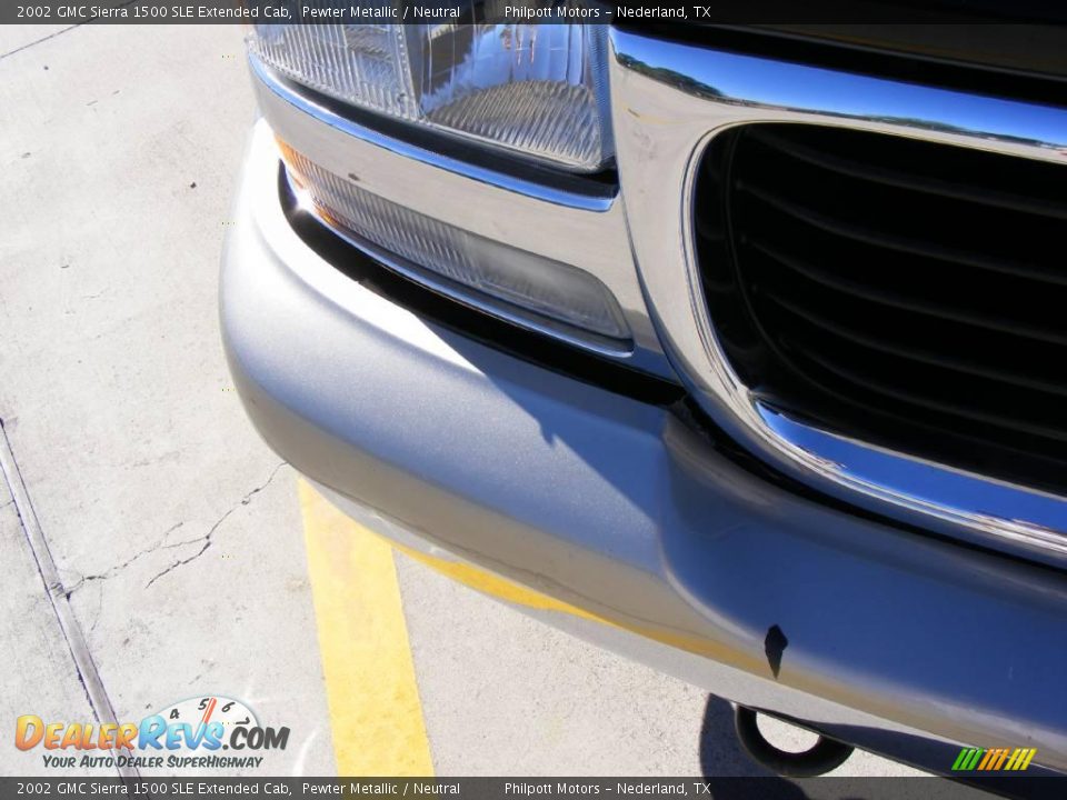 2002 GMC Sierra 1500 SLE Extended Cab Pewter Metallic / Neutral Photo #12