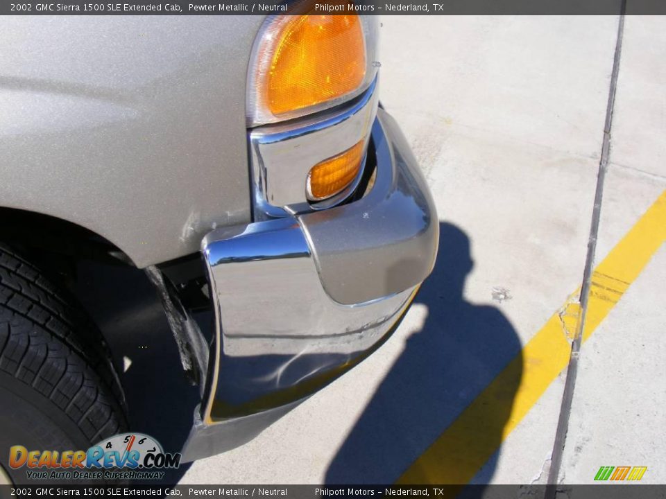 2002 GMC Sierra 1500 SLE Extended Cab Pewter Metallic / Neutral Photo #13