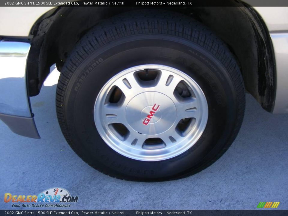 2002 GMC Sierra 1500 SLE Extended Cab Pewter Metallic / Neutral Photo #14
