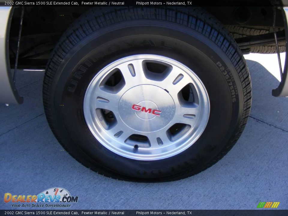 2002 GMC Sierra 1500 SLE Extended Cab Pewter Metallic / Neutral Photo #15
