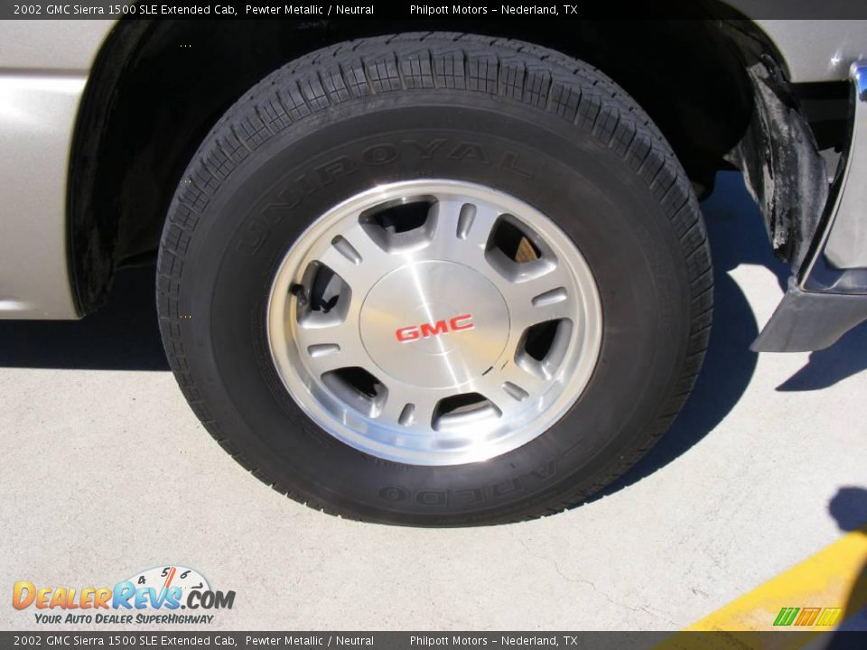 2002 GMC Sierra 1500 SLE Extended Cab Pewter Metallic / Neutral Photo #17