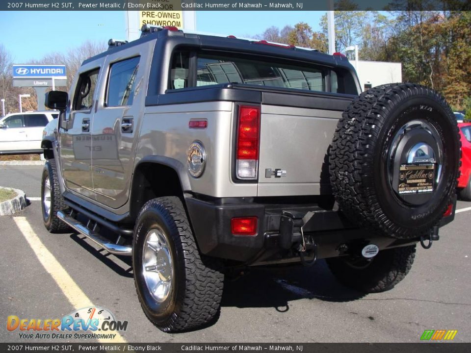 2007 Hummer H2 SUT Pewter Metallic / Ebony Black Photo #7