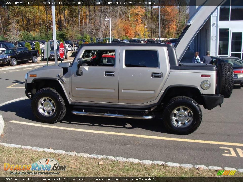 2007 Hummer H2 SUT Pewter Metallic / Ebony Black Photo #8