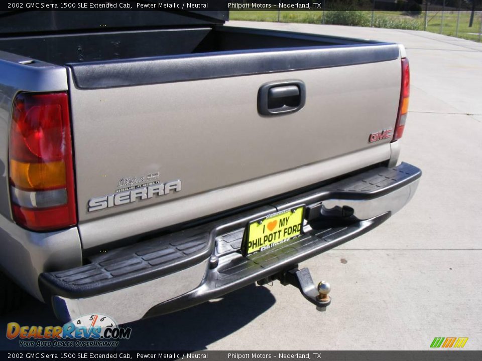 2002 GMC Sierra 1500 SLE Extended Cab Pewter Metallic / Neutral Photo #24