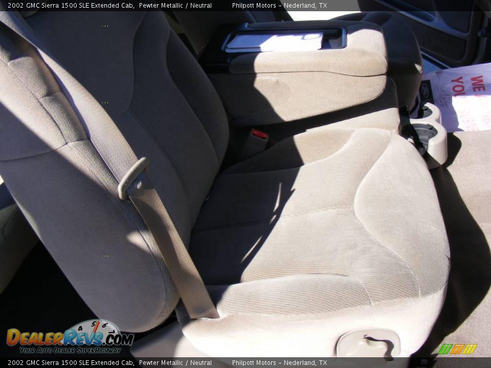 2002 GMC Sierra 1500 SLE Extended Cab Pewter Metallic / Neutral Photo #30