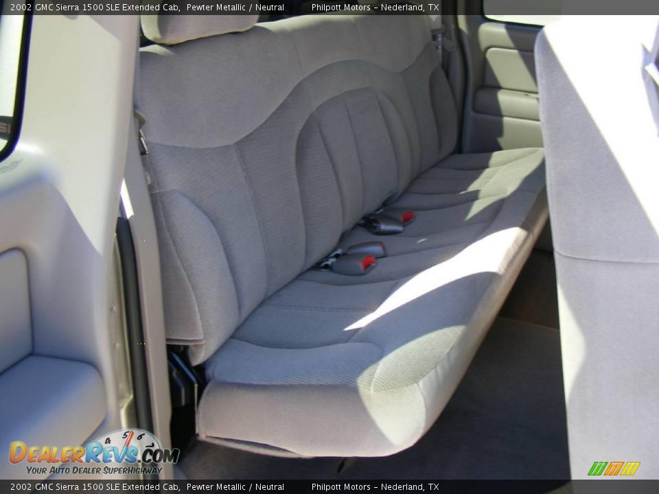 2002 GMC Sierra 1500 SLE Extended Cab Pewter Metallic / Neutral Photo #31
