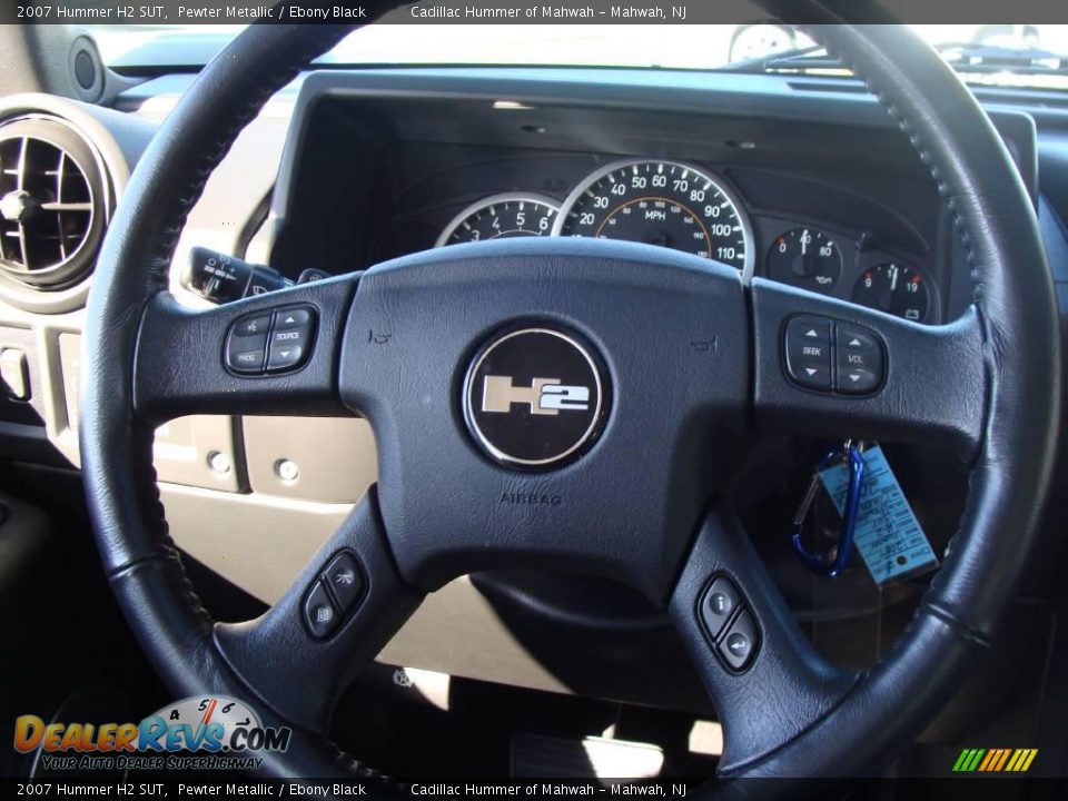 2007 Hummer H2 SUT Pewter Metallic / Ebony Black Photo #20