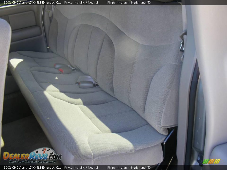 2002 GMC Sierra 1500 SLE Extended Cab Pewter Metallic / Neutral Photo #35