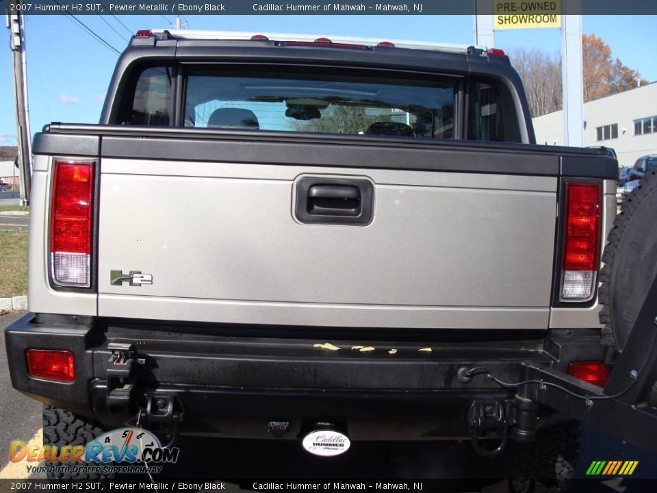 2007 Hummer H2 SUT Pewter Metallic / Ebony Black Photo #27