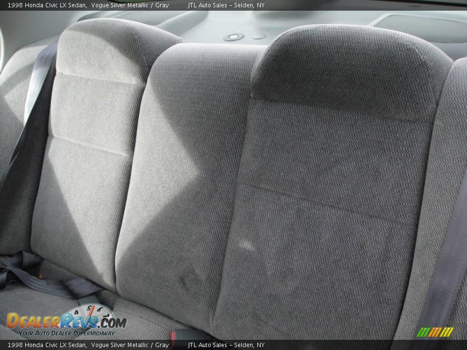 1998 Honda Civic LX Sedan Vogue Silver Metallic / Gray Photo #13
