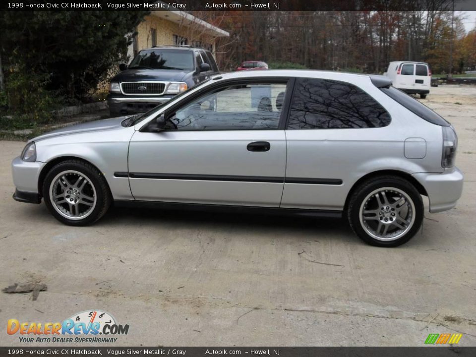 Silver honda civic hatchback #2