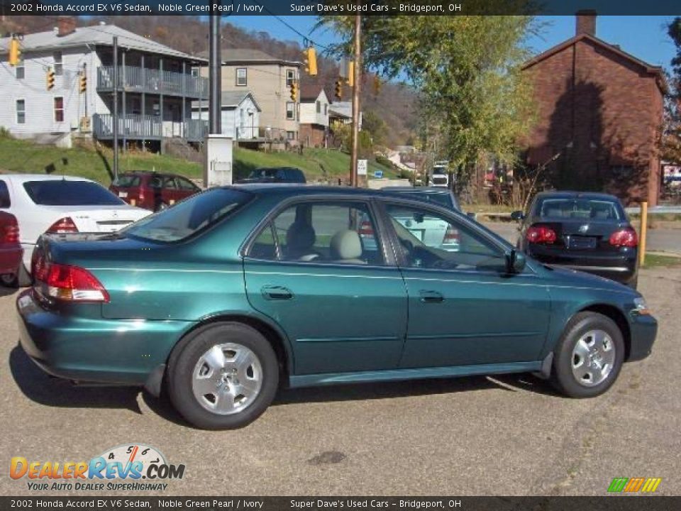 2002 Honda Accord EX V6 Sedan Noble Green Pearl / Ivory Photo #1