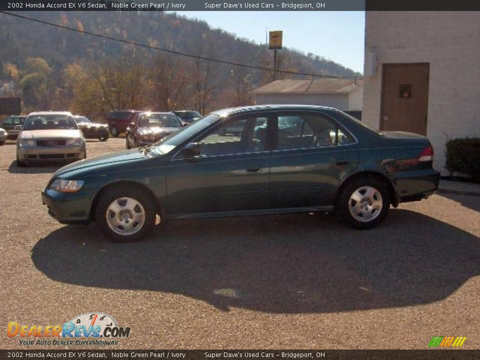 2002 Honda Accord EX V6 Sedan Noble Green Pearl / Ivory Photo #7