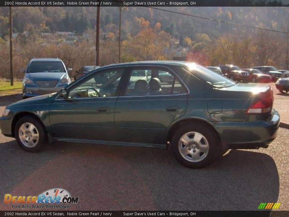 2002 Honda Accord EX V6 Sedan Noble Green Pearl / Ivory Photo #8