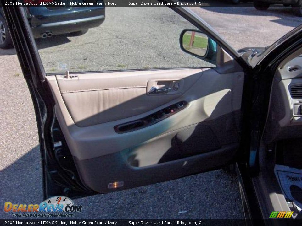 2002 Honda Accord EX V6 Sedan Noble Green Pearl / Ivory Photo #12