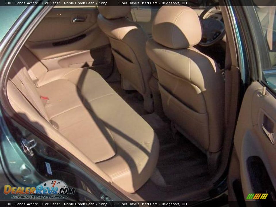 2002 Honda Accord EX V6 Sedan Noble Green Pearl / Ivory Photo #15