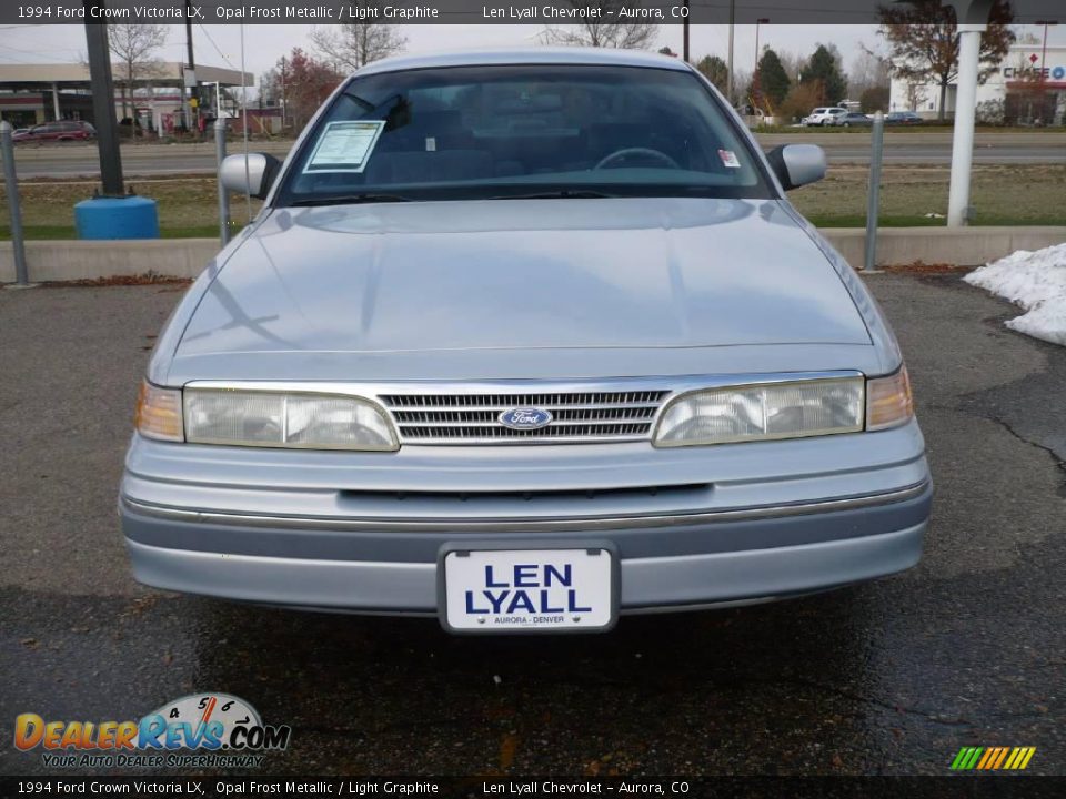 1994 Ford Crown Victoria LX Opal Frost Metallic / Light Graphite Photo #2