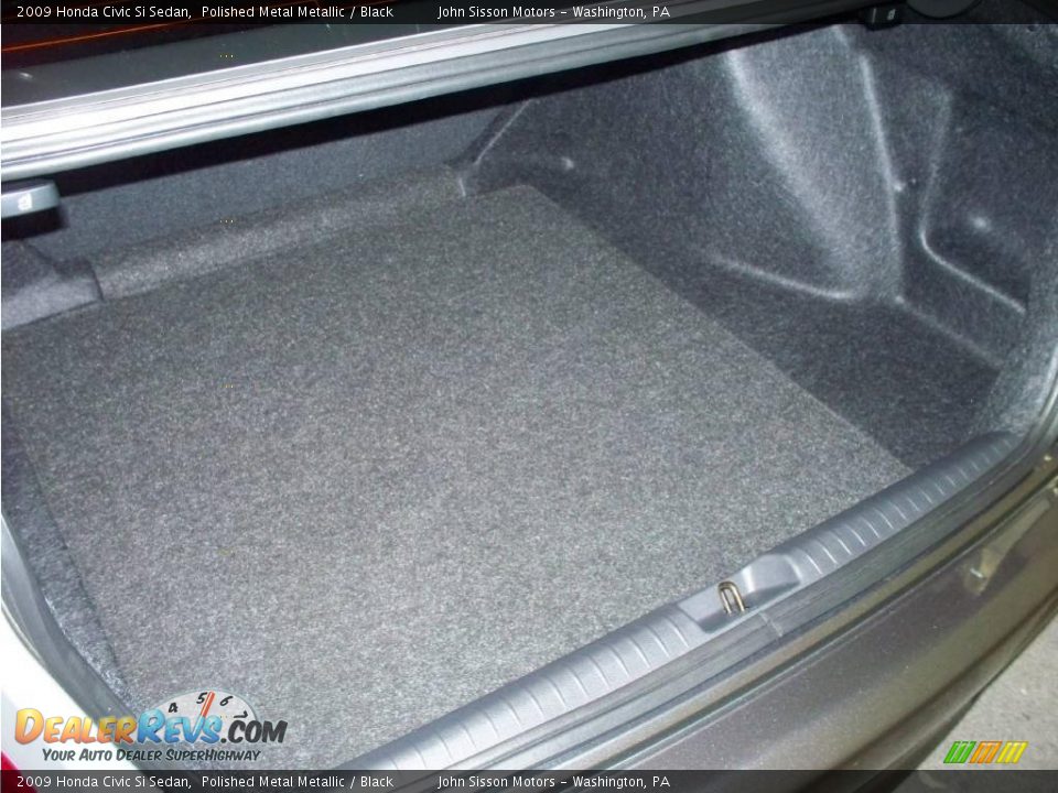 2009 Honda Civic Si Sedan Polished Metal Metallic / Black Photo #16