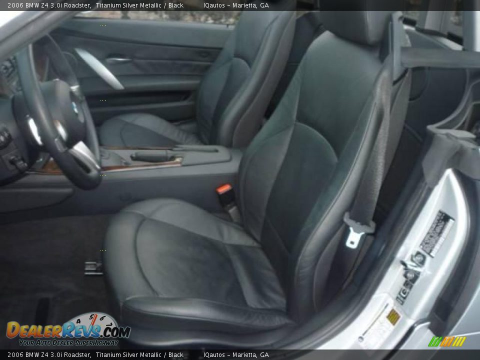 2006 BMW Z4 3.0i Roadster Titanium Silver Metallic / Black Photo #8