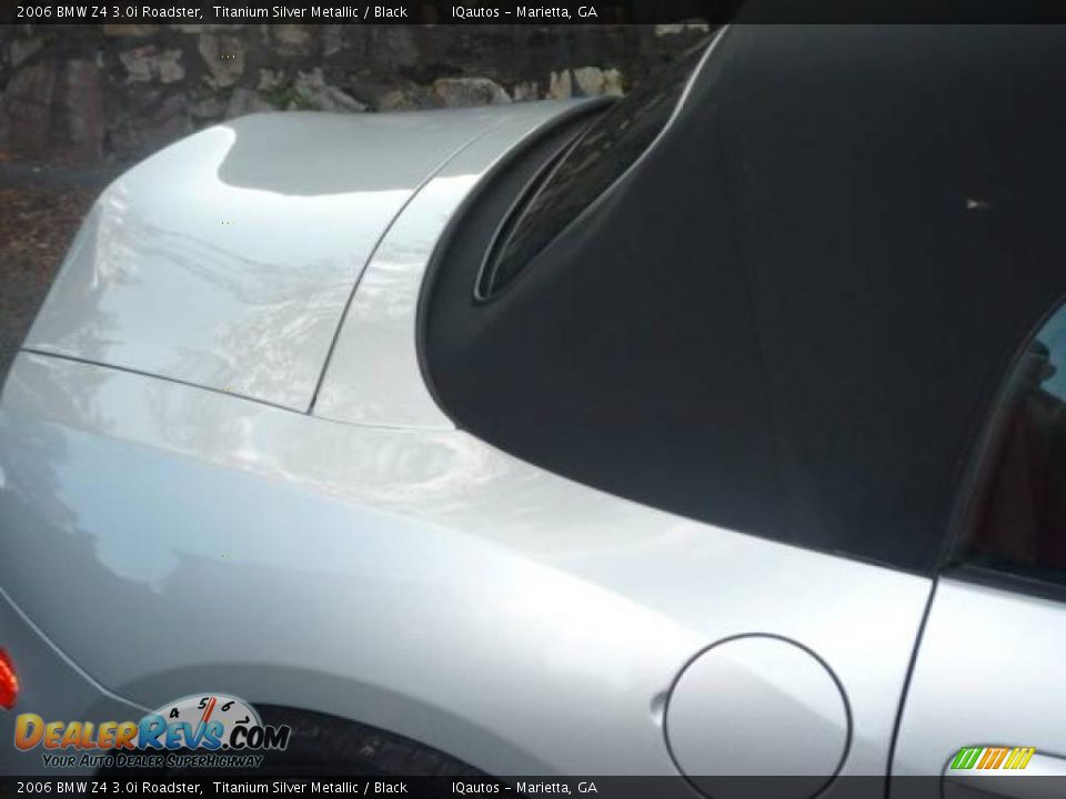2006 BMW Z4 3.0i Roadster Titanium Silver Metallic / Black Photo #10