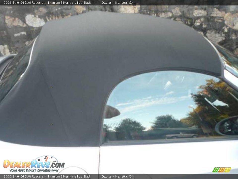 2006 BMW Z4 3.0i Roadster Titanium Silver Metallic / Black Photo #11