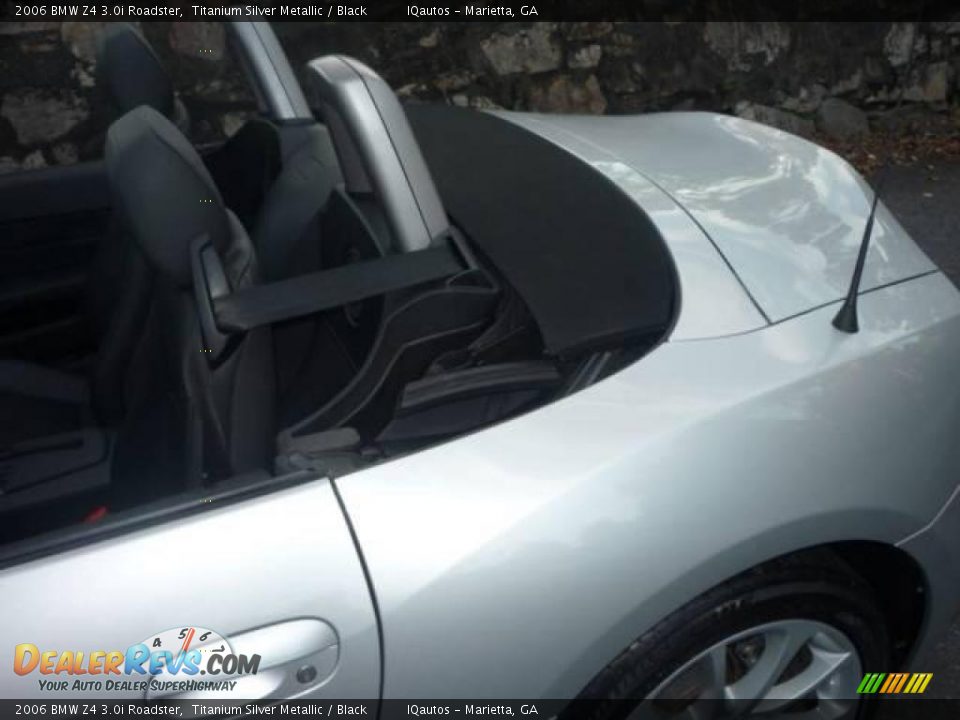 2006 BMW Z4 3.0i Roadster Titanium Silver Metallic / Black Photo #15