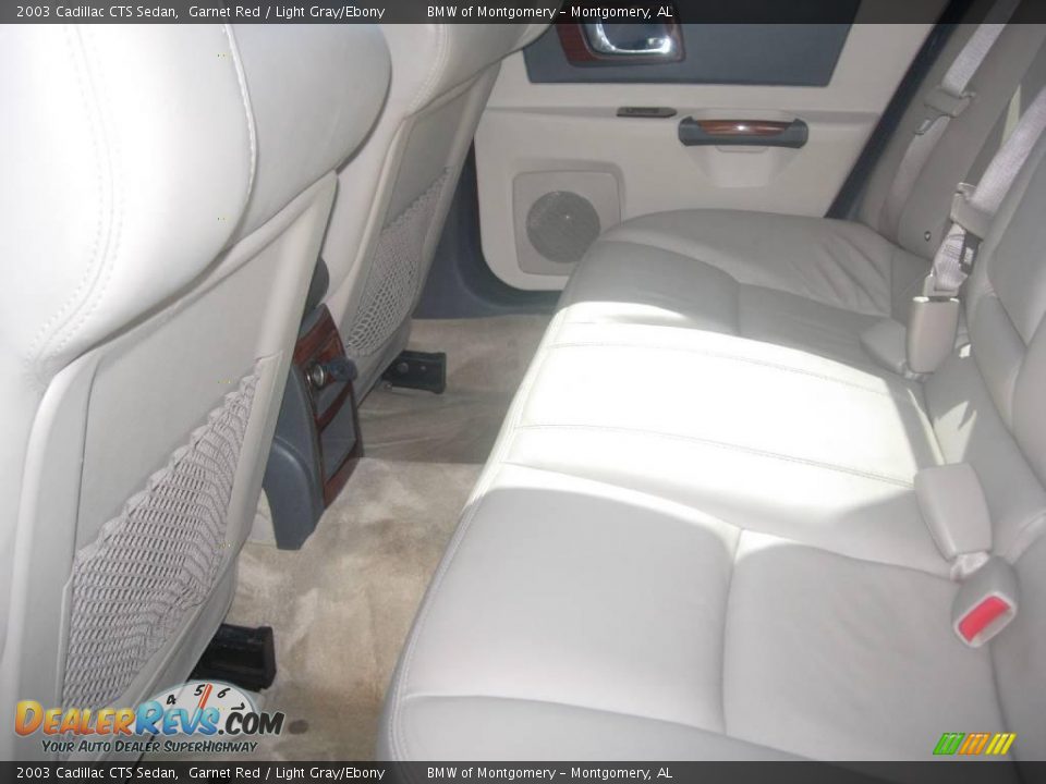 2003 Cadillac CTS Sedan Garnet Red / Light Gray/Ebony Photo #16