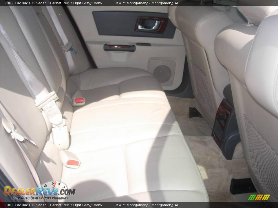 2003 Cadillac CTS Sedan Garnet Red / Light Gray/Ebony Photo #17