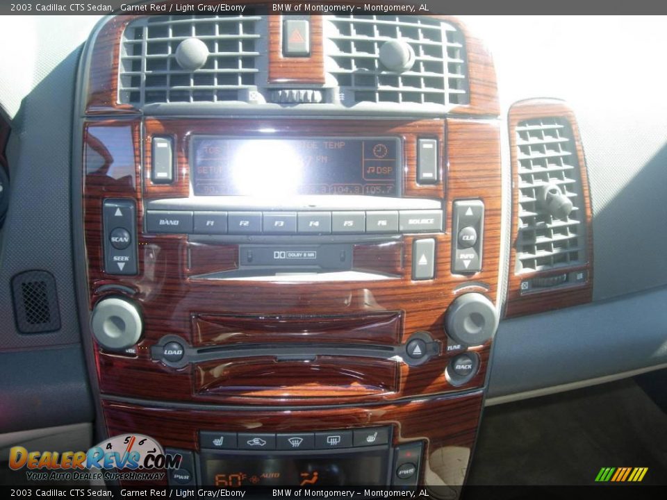 2003 Cadillac CTS Sedan Garnet Red / Light Gray/Ebony Photo #20