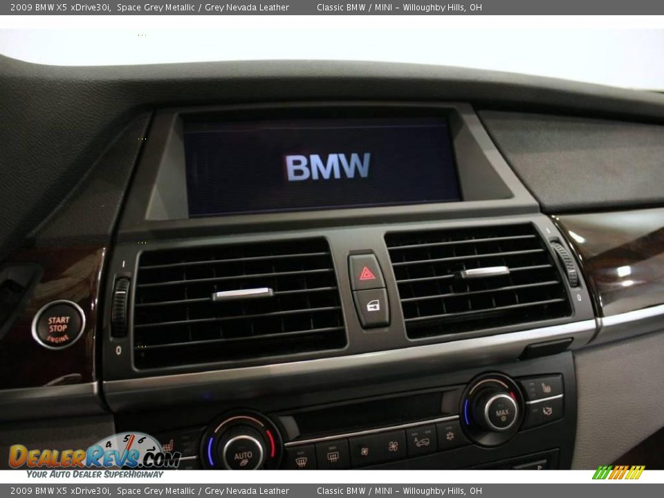 2009 BMW X5 xDrive30i Space Grey Metallic / Grey Nevada Leather Photo #14