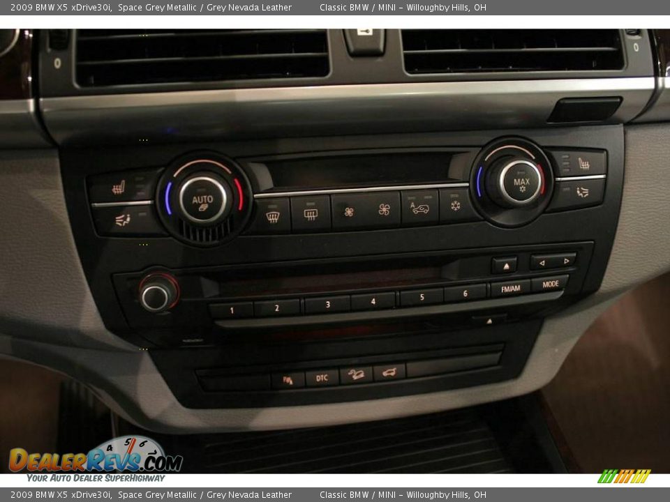 2009 BMW X5 xDrive30i Space Grey Metallic / Grey Nevada Leather Photo #19