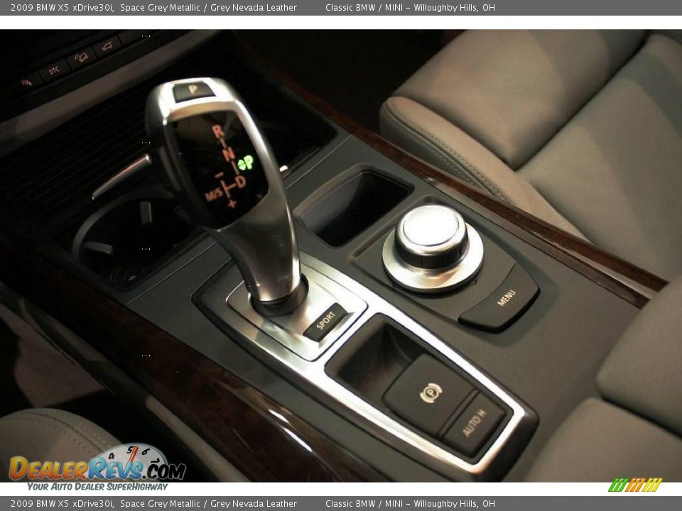 2009 BMW X5 xDrive30i Space Grey Metallic / Grey Nevada Leather Photo #20