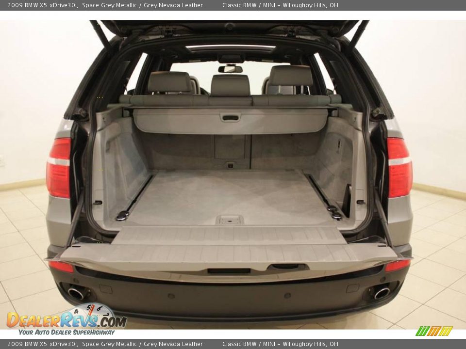 2009 BMW X5 xDrive30i Space Grey Metallic / Grey Nevada Leather Photo #26