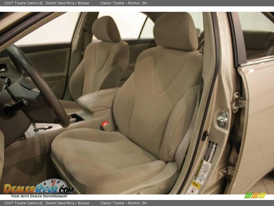 2007 Toyota Camry LE Desert Sand Mica / Bisque Photo #9