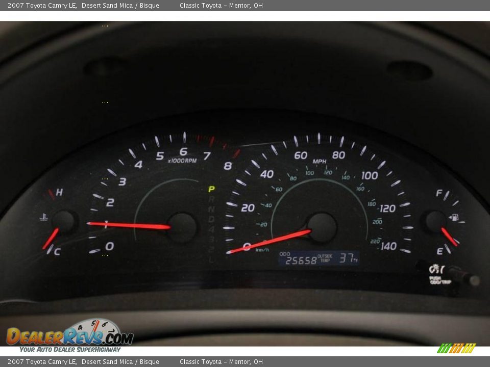 2007 Toyota Camry LE Desert Sand Mica / Bisque Photo #11