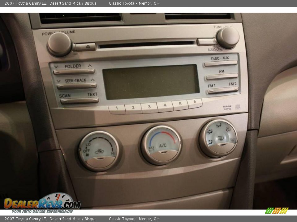 2007 Toyota Camry LE Desert Sand Mica / Bisque Photo #12