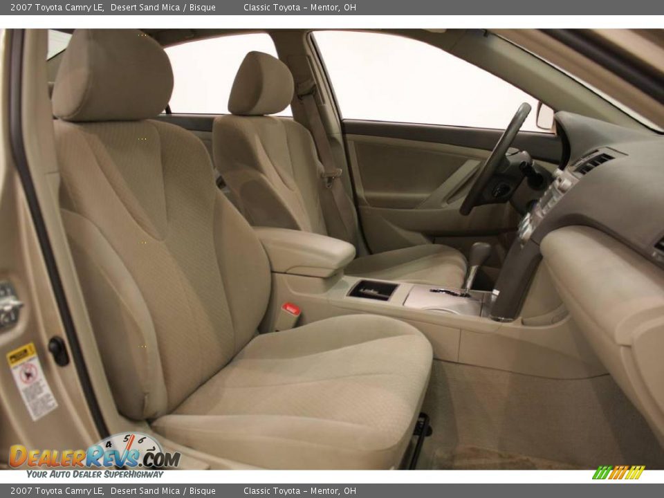 2007 Toyota Camry LE Desert Sand Mica / Bisque Photo #15