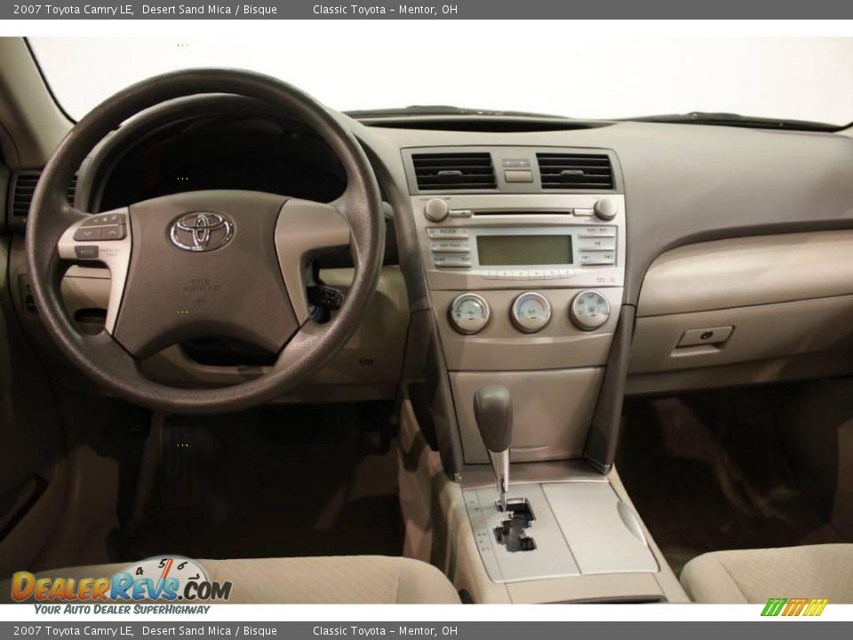 2007 Toyota Camry LE Desert Sand Mica / Bisque Photo #18