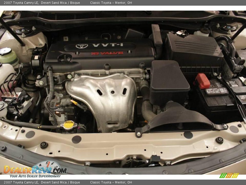 2007 Toyota Camry LE Desert Sand Mica / Bisque Photo #20