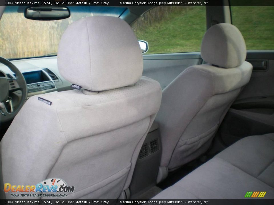 2004 Nissan Maxima 3.5 SE Liquid Silver Metallic / Frost Gray Photo #13